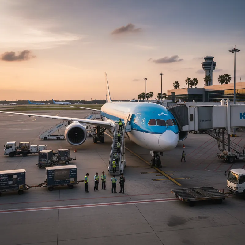 KLM (KL) — Africa Routes, Baggage Policy, USD Fares