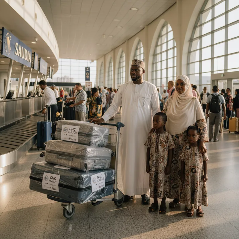 GHC Ghana Hajj 2026: Accra Pilgrim Quota, ACC → JED Direct or via LOS
