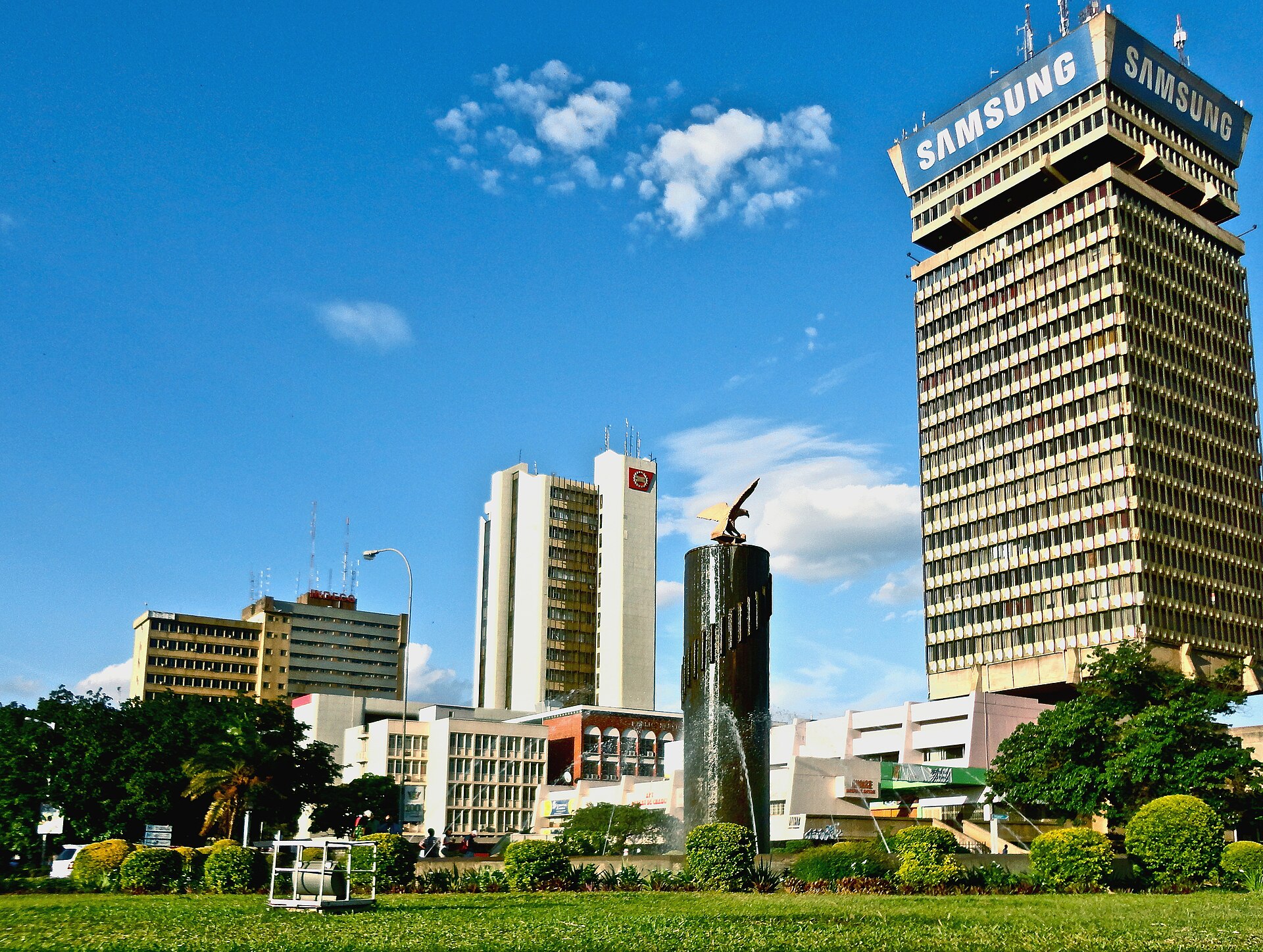 Lusaka (LUN) — intra-African regional hub airport, photo via Wikimedia Commons (Wikipedia summary)