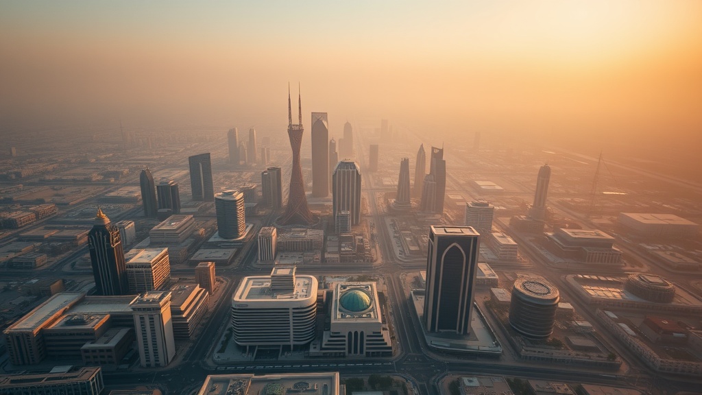 Riyadh (RUH) — international airport, photo via CheapFlightsAfrica editorial illustration