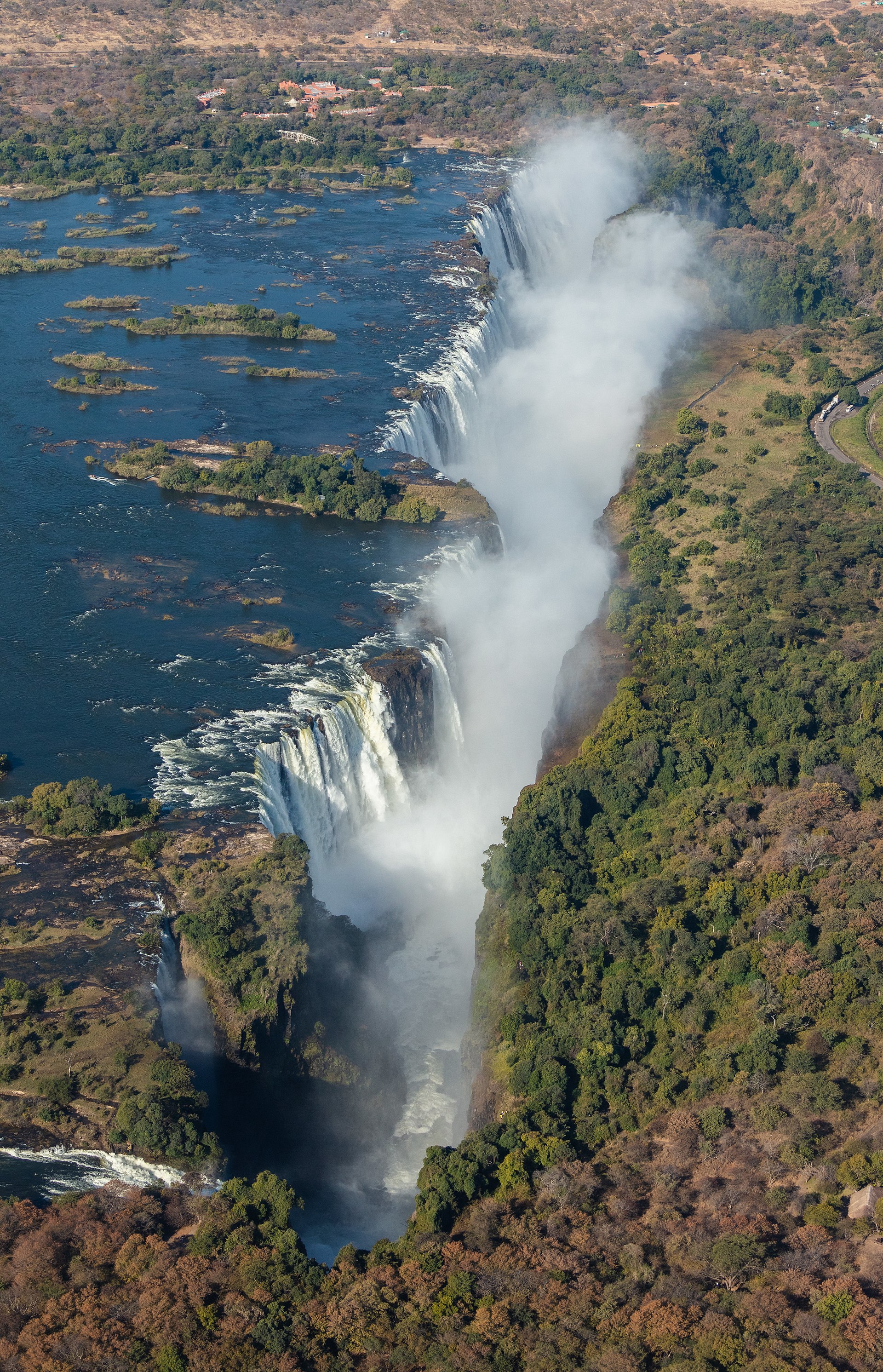 Victoria Falls (VFA) — intra-African regional hub airport, photo via Wikimedia Commons (Wikipedia summary)